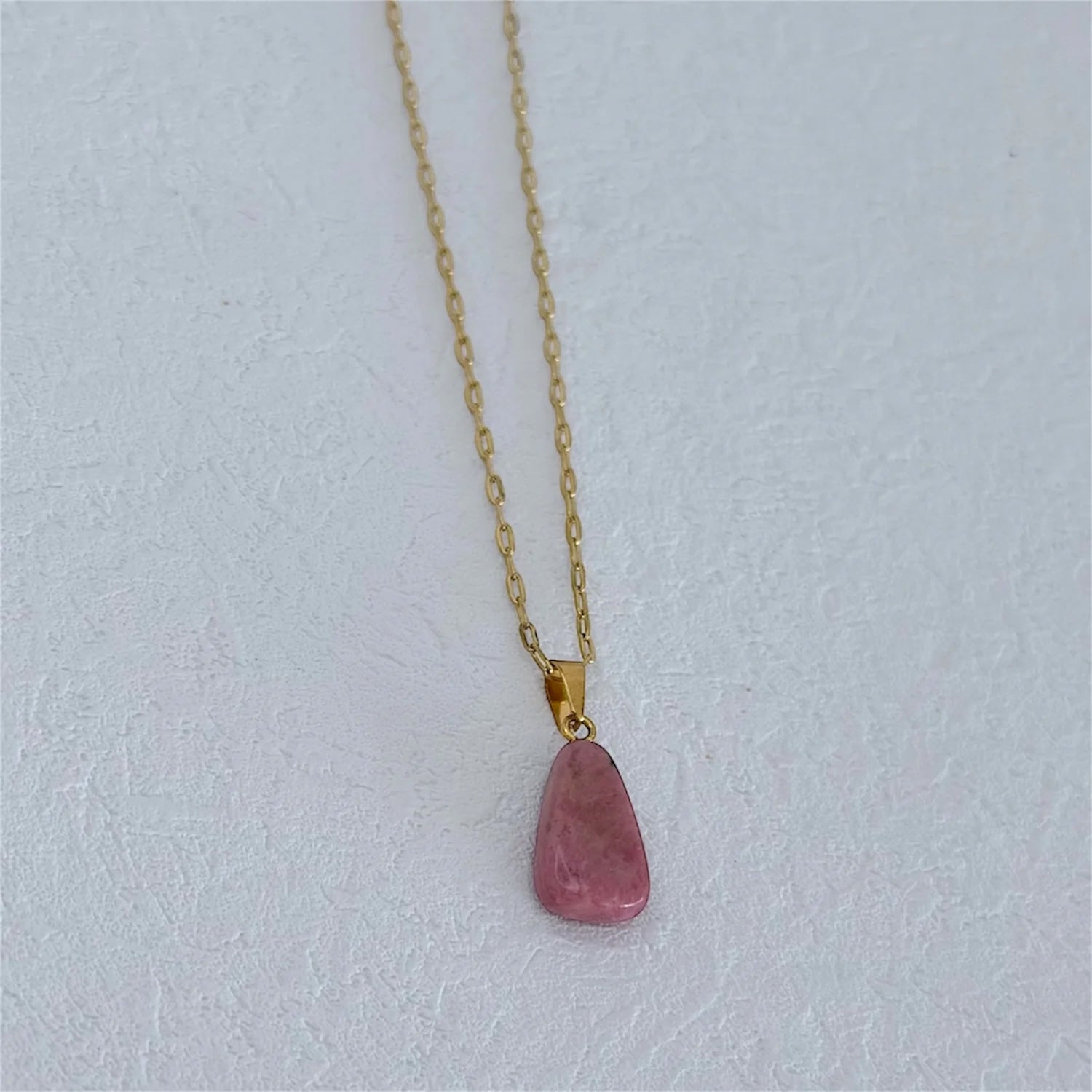 Halskette "Classic" (Rhodonit)
