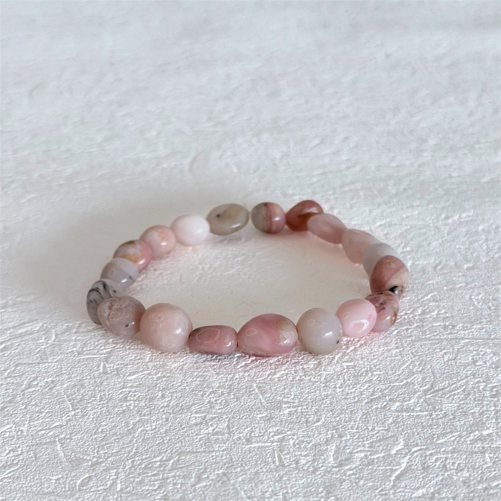 Armband "Classic" (Opal rosa nuggets)