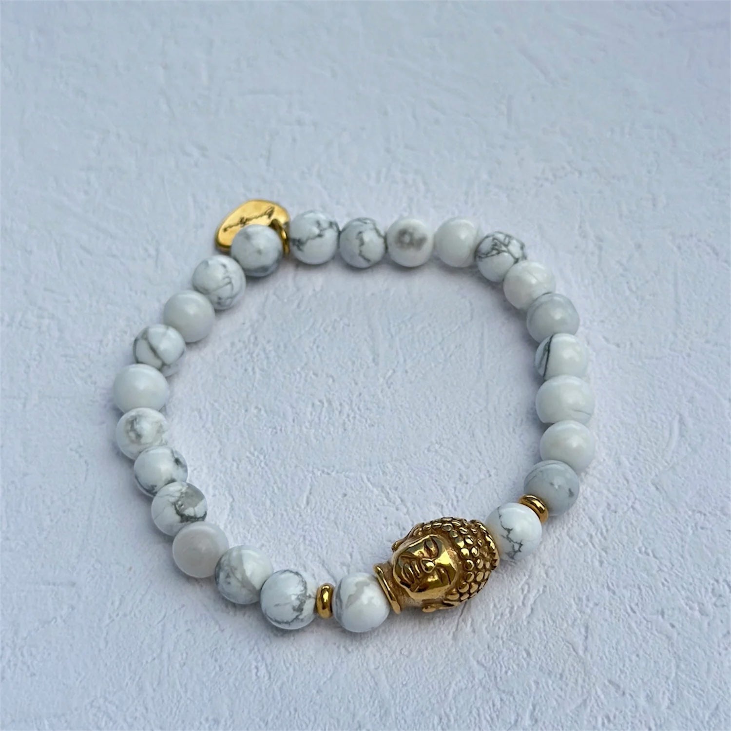 Armband "Buddha" (Howlith)