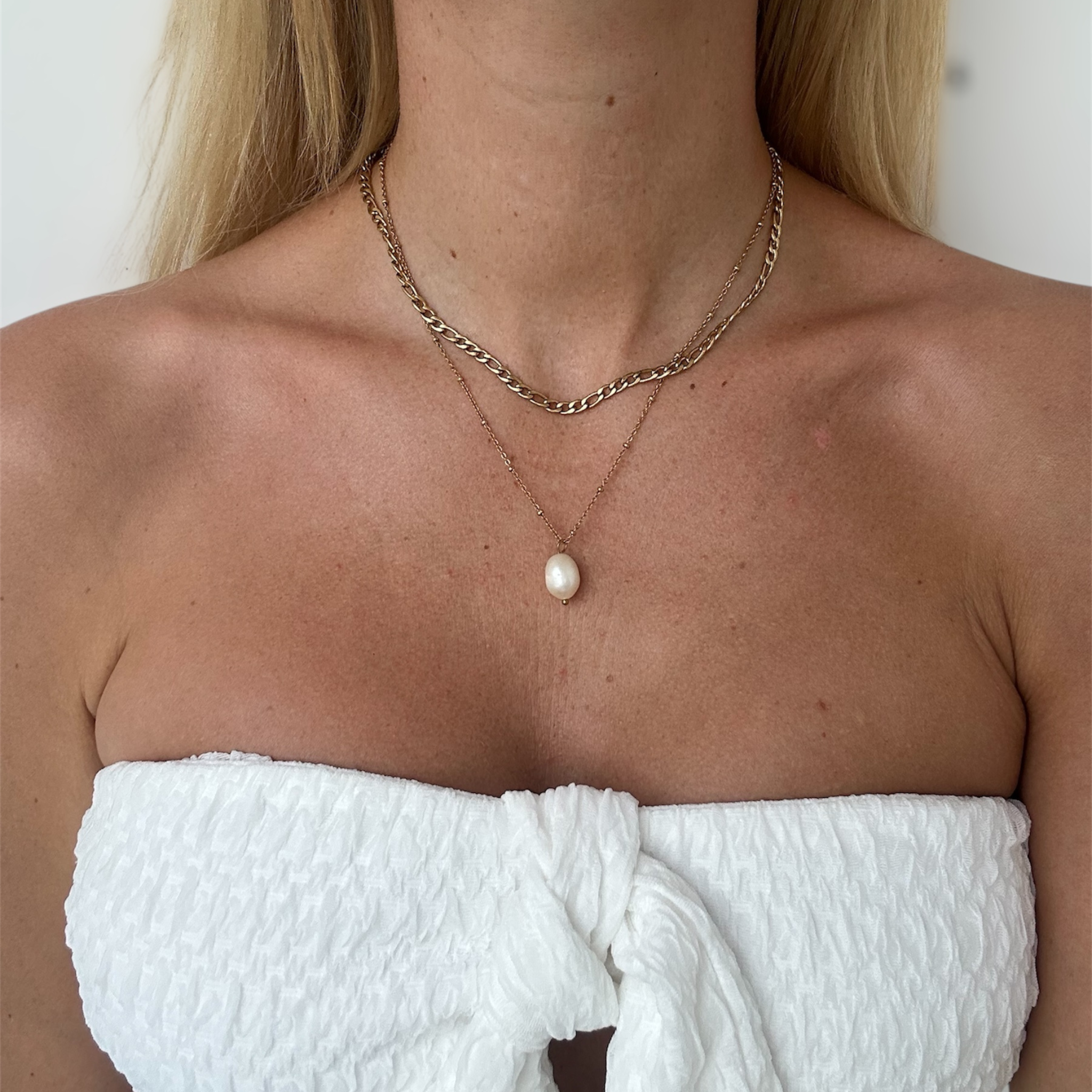 Halskette "Pearl" (SĂŒsswasserperle)