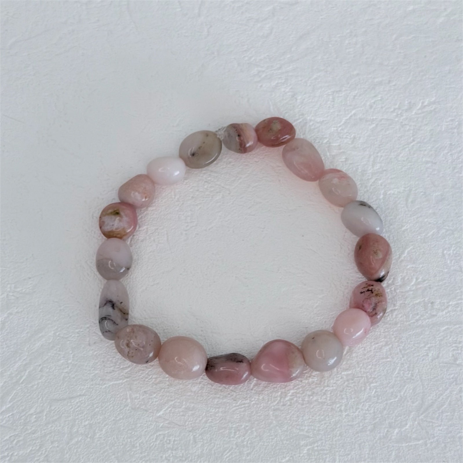 Armband "Classic" (Opal rosa nuggets)