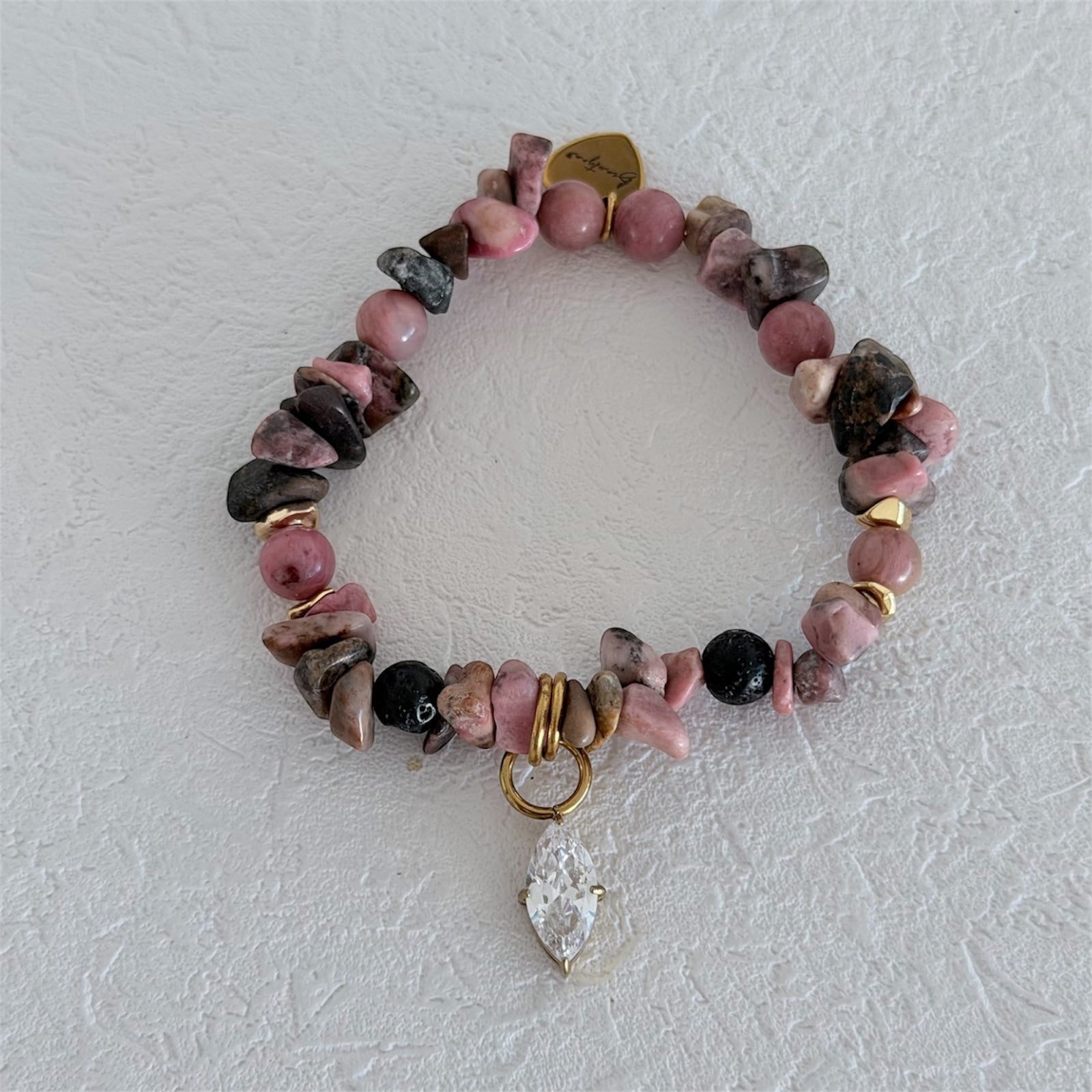 Armband "Ipanaja" (Rosenquarz)