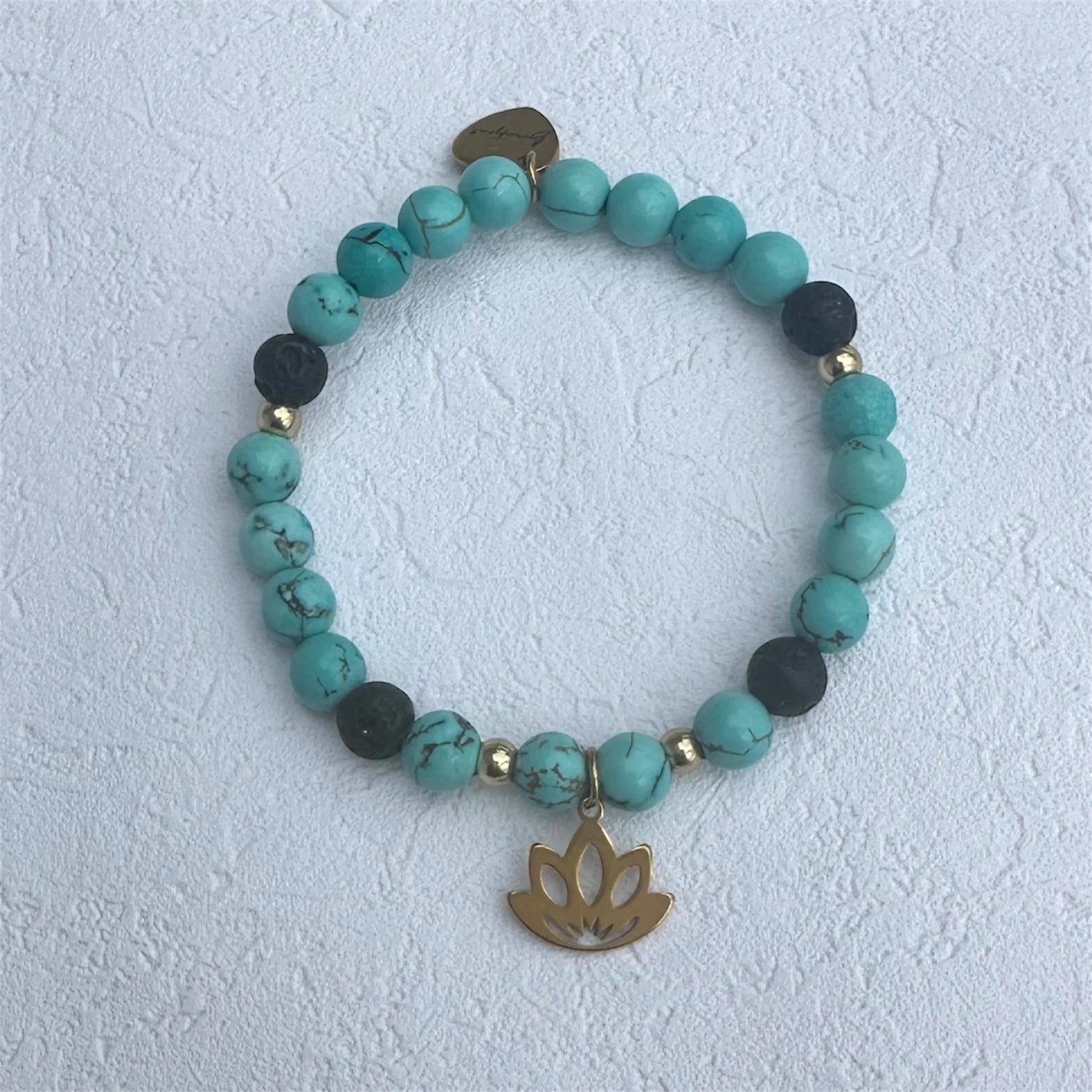 Armband "Lotus" (Türkis)