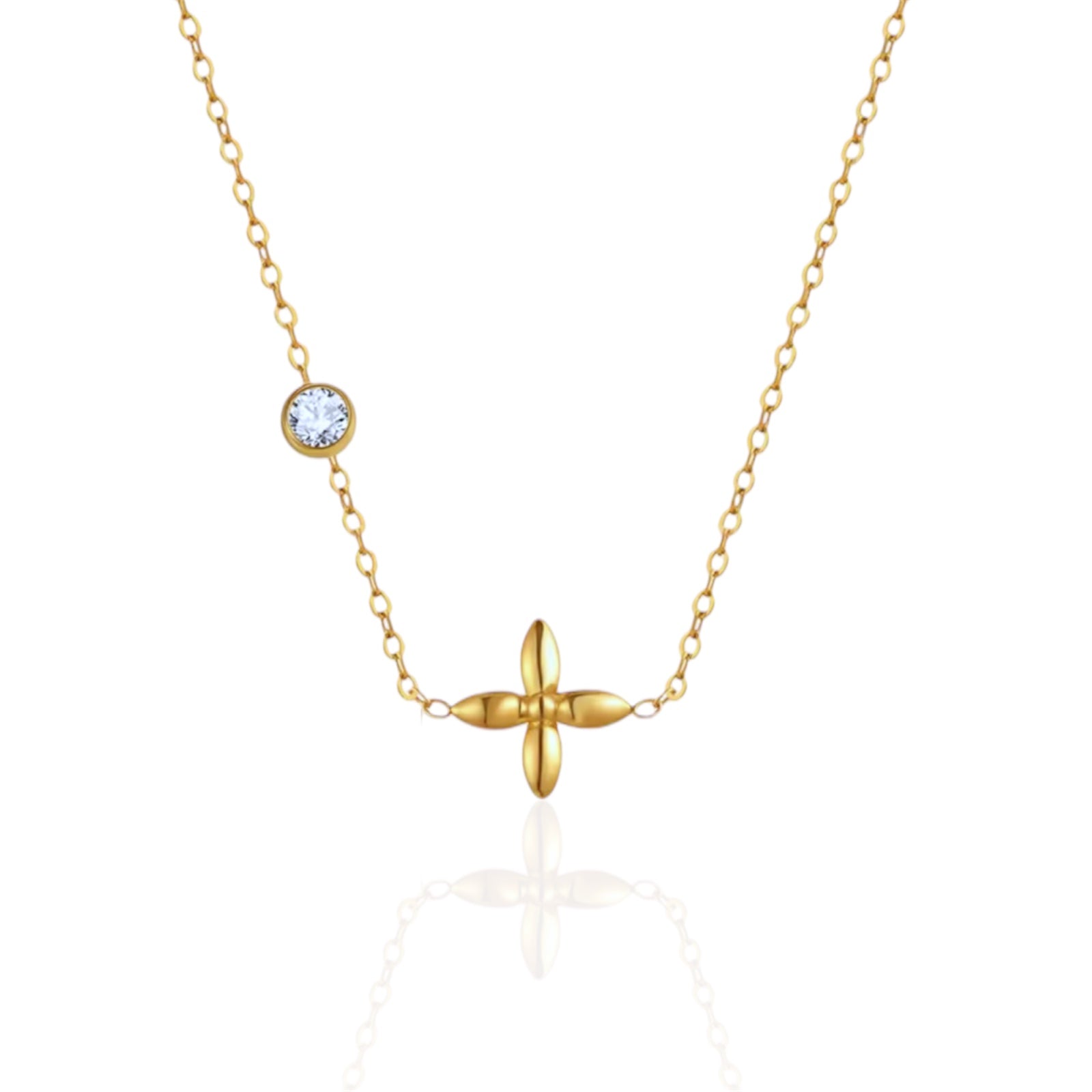 Halskette "Flower Diamond"