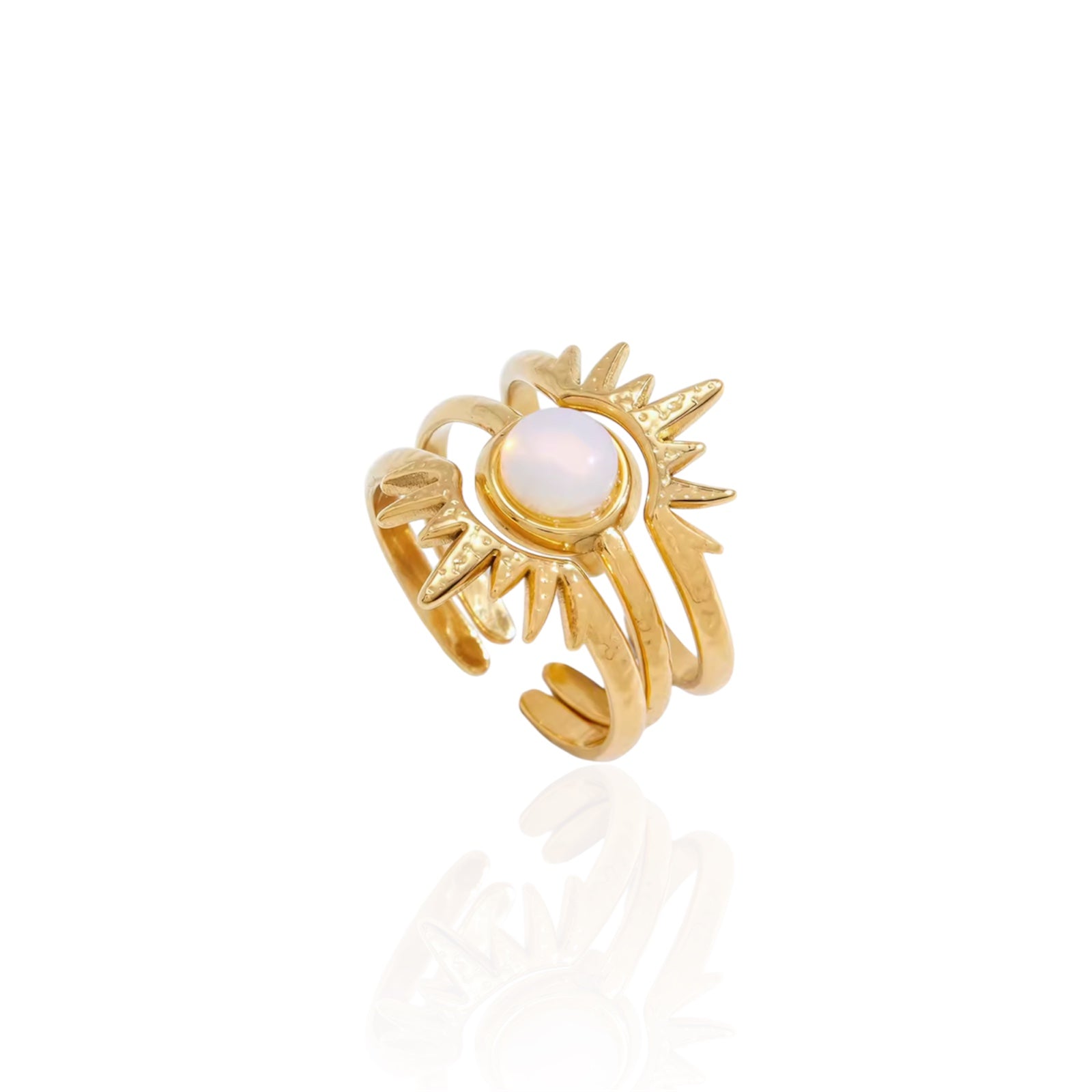 Ring "Sun" (Opal)