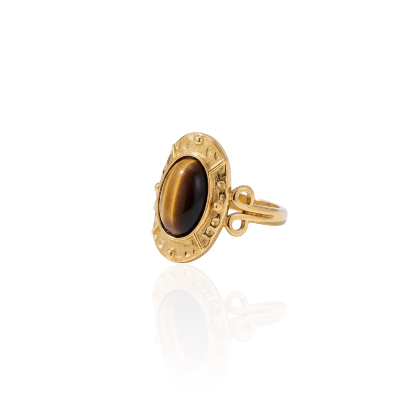 Ring "Indira" (Tigerauge)